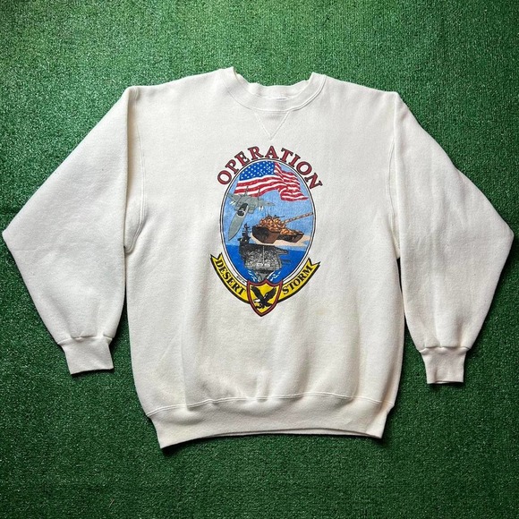 Vintage 1991 Operation Desert Storm Crewneck Sweatshirt - Picture 1 of 4